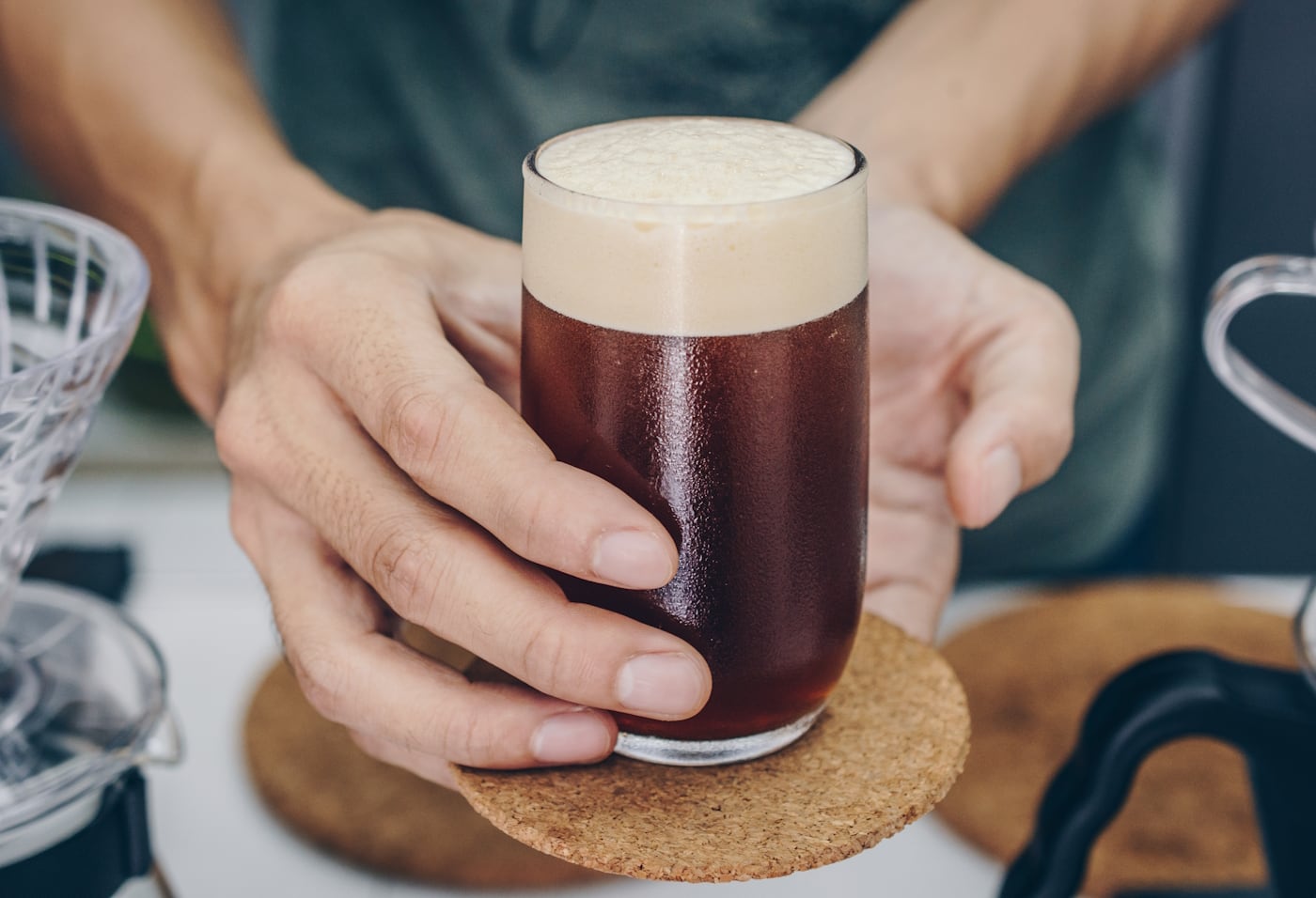 Cold brew coffee can be enjoyed plain and black, but also matches perfectly with additional ingredients an flavours