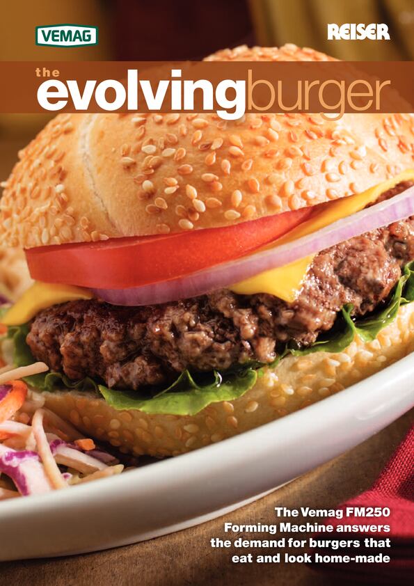 Vemag Gourmet Burger Forming Systems from Reiser