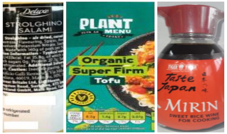 Food and drink recall round-up: Undeclared allergens, Salmonella and more...