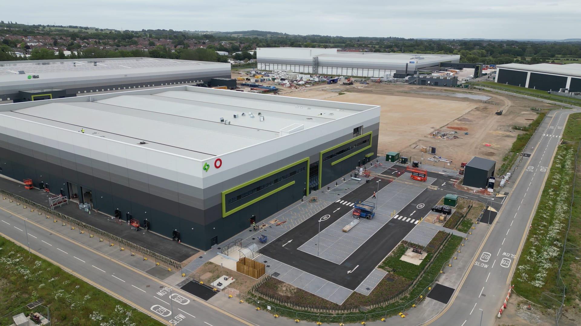Compass is to open a new 10,000 sq. m food factory in Derby, .