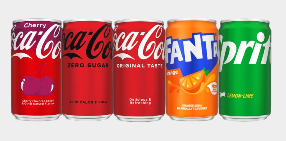 Coca-Cola mini cans