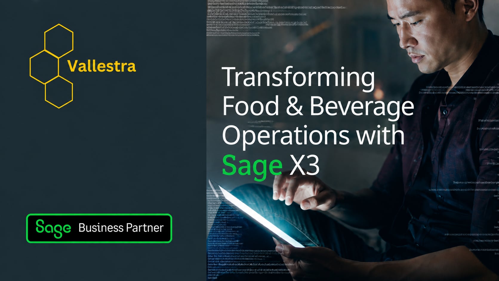 Sage X3 graphic by Vallestra
