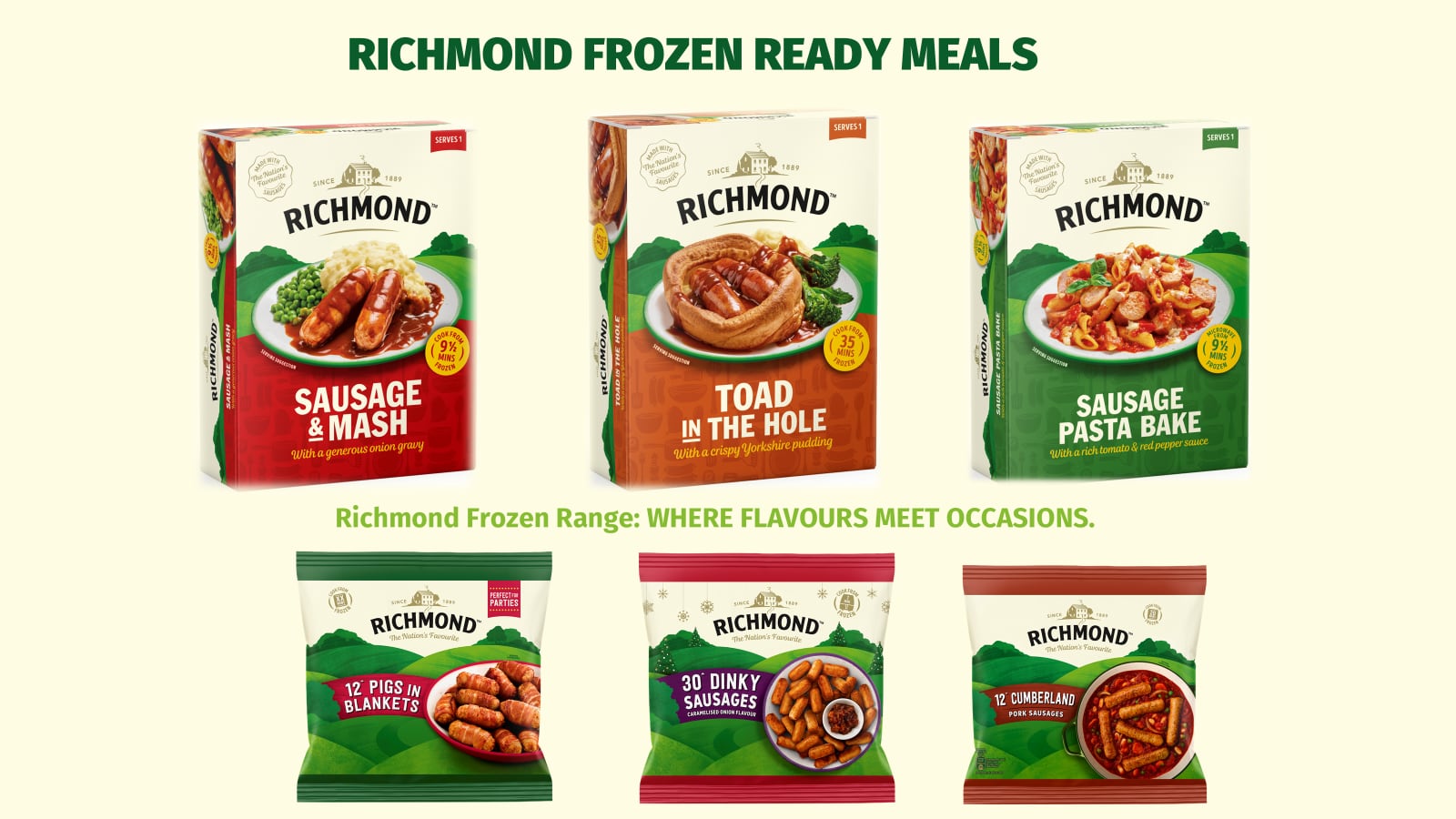 Richmond frozen ready meals.