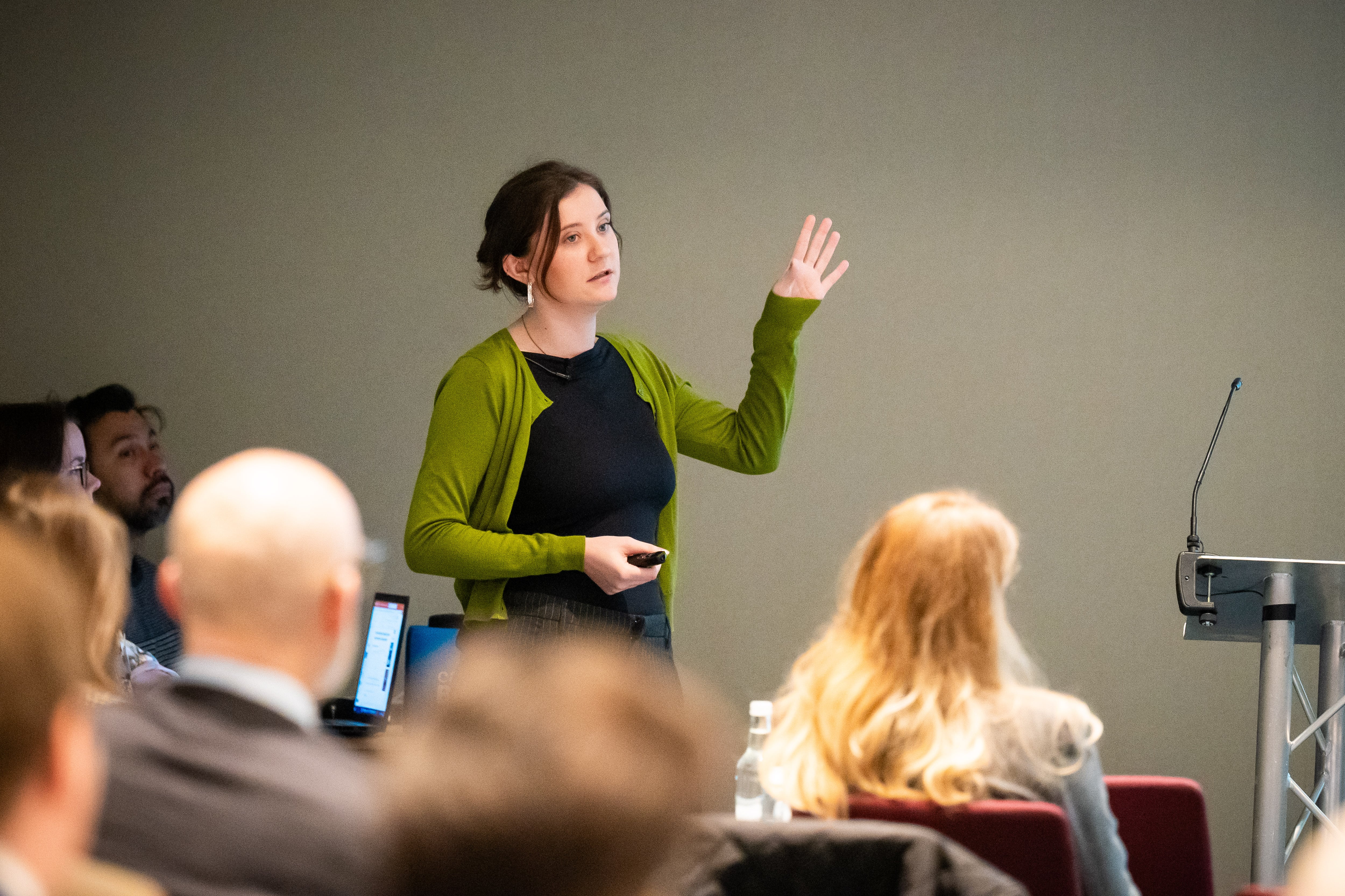 Liv Warren presenting.