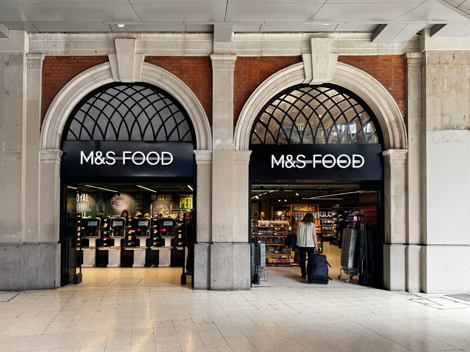 M&S Food shopfront.