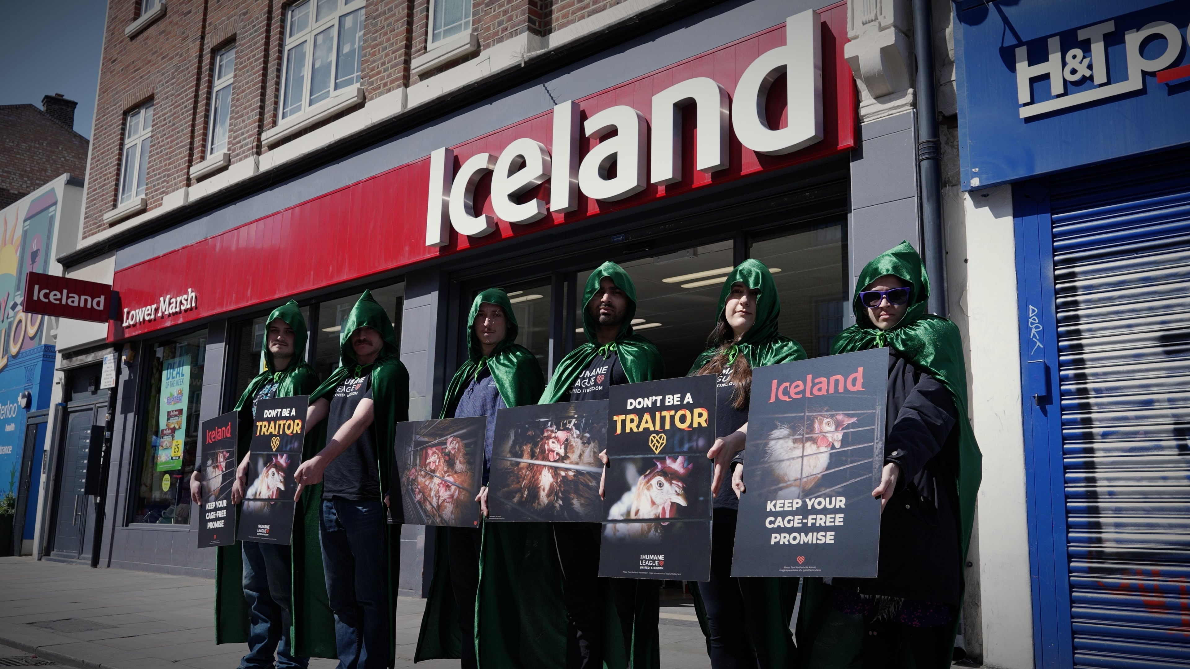 Iceland faces protest over caged hen egg sales