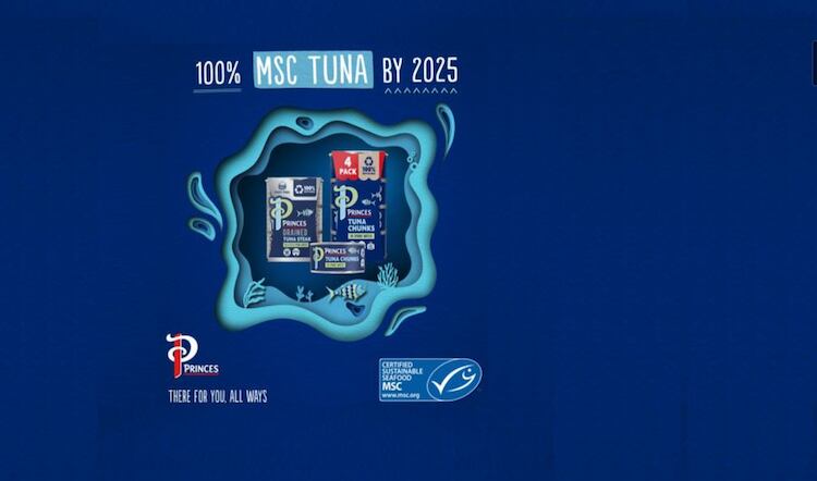 Princes commits to selling 100% MSC certified tuna 