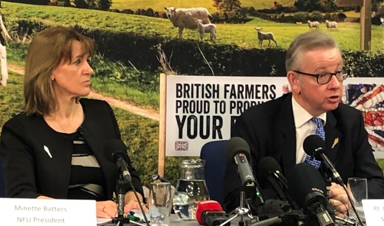 Deeds not words: NFU boss demands commitment from Gove