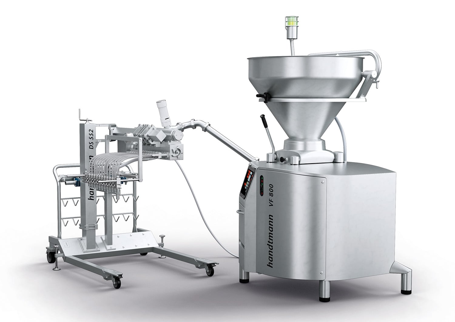 Handtmann's DS 552 system removes the need for pneumatically operated nozzles