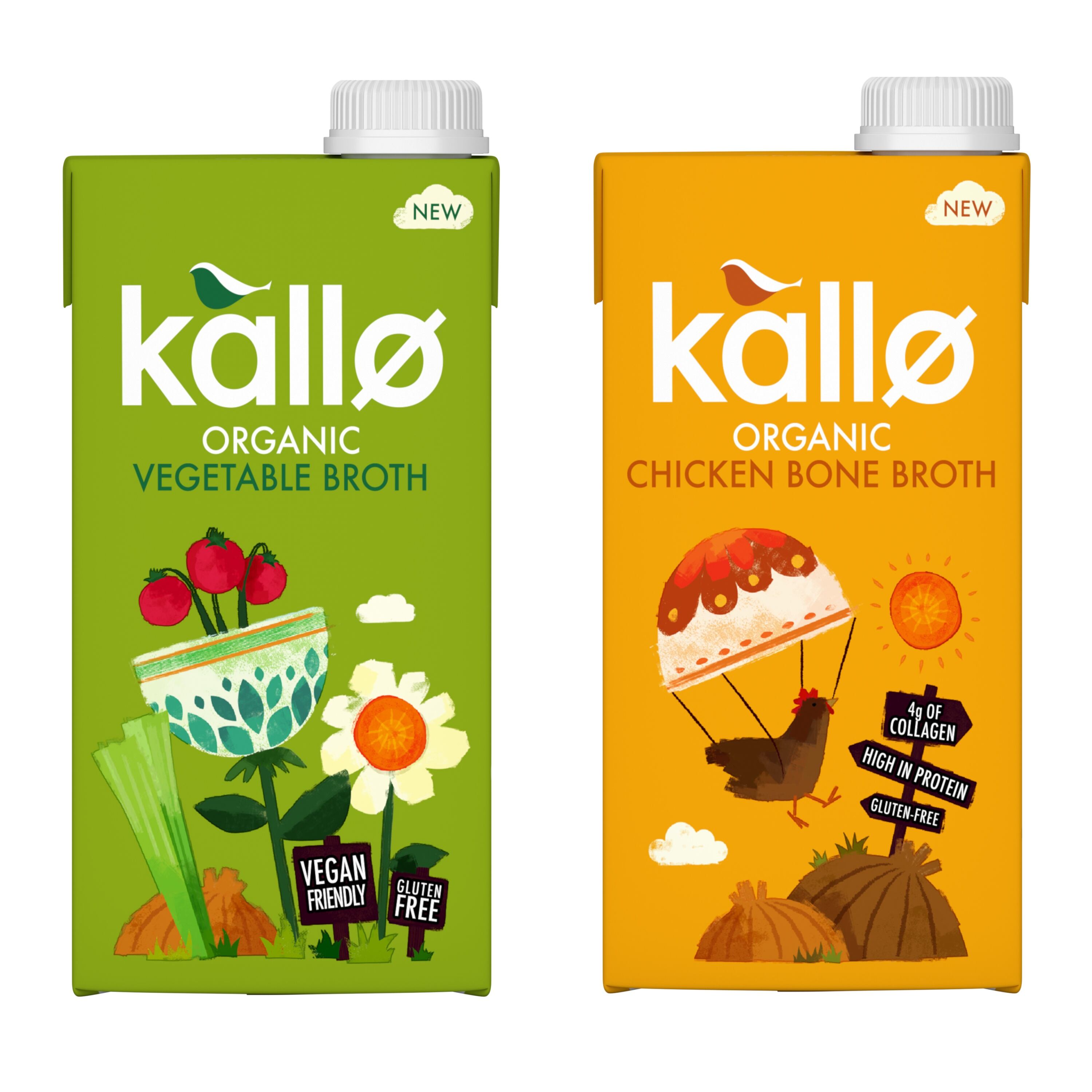 Kallo organic veg and chicken broths.