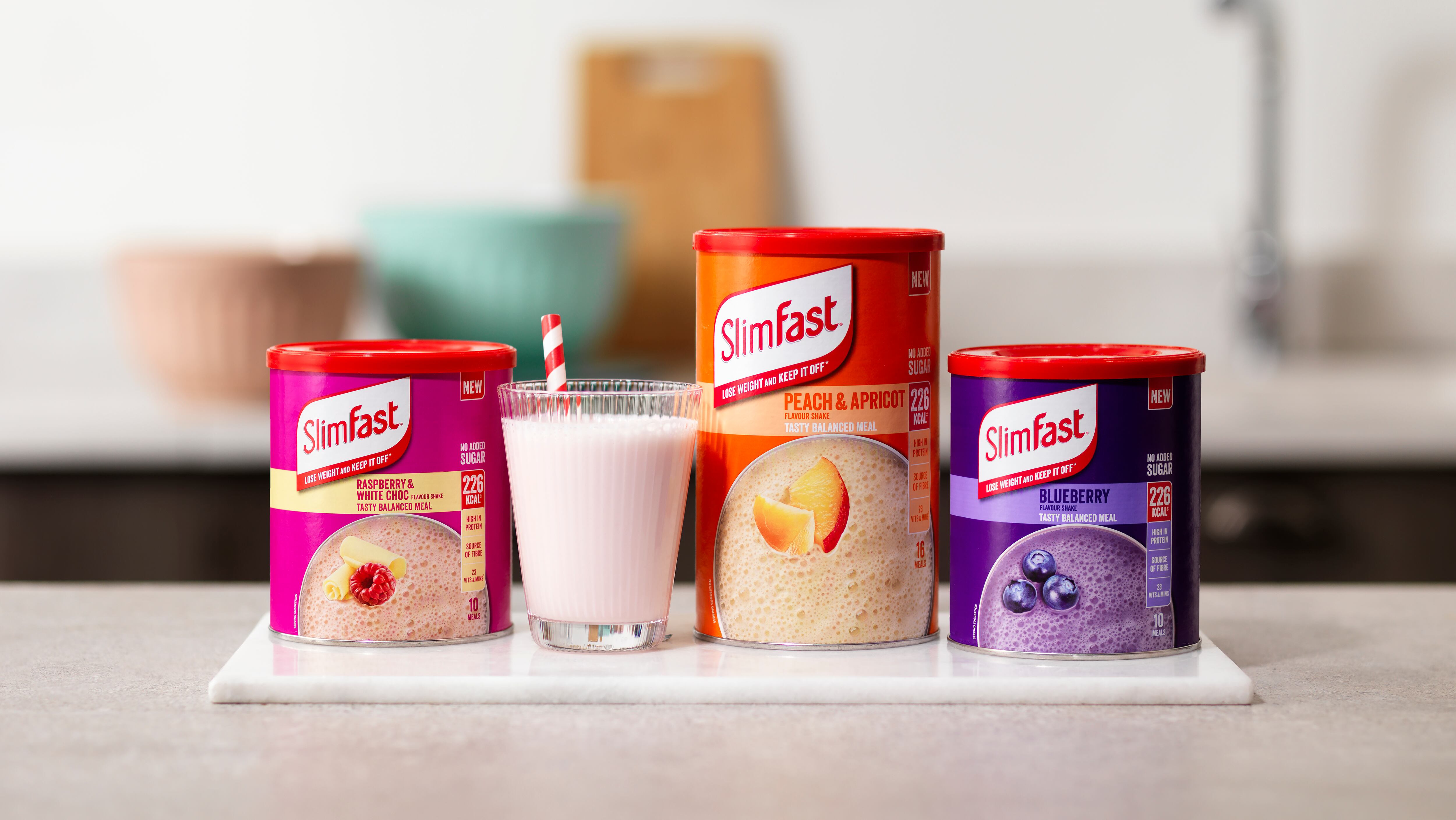 SlimFast product range.
