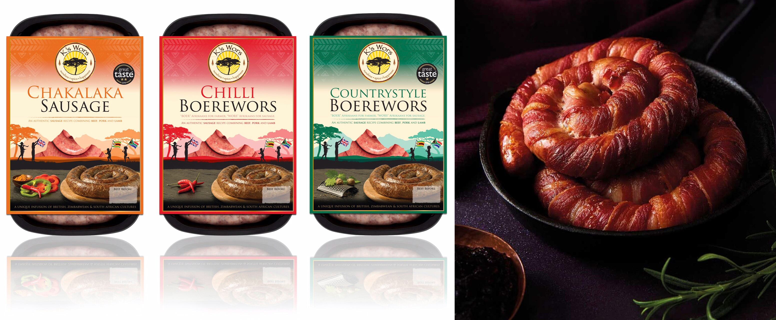 Pigs in blankets get African twist