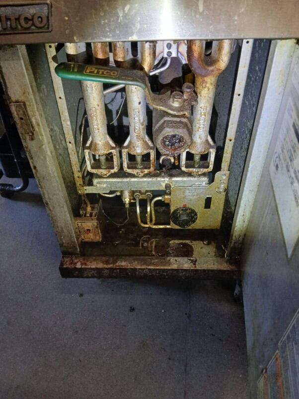 Dirty equipment.