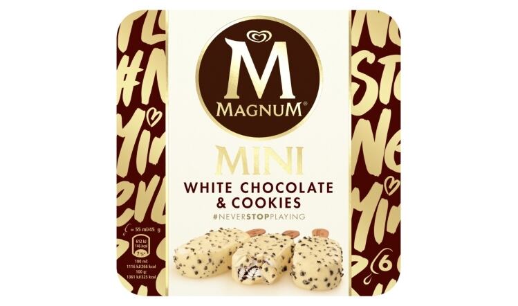 Unilever extends Magnum White Chocolate selection