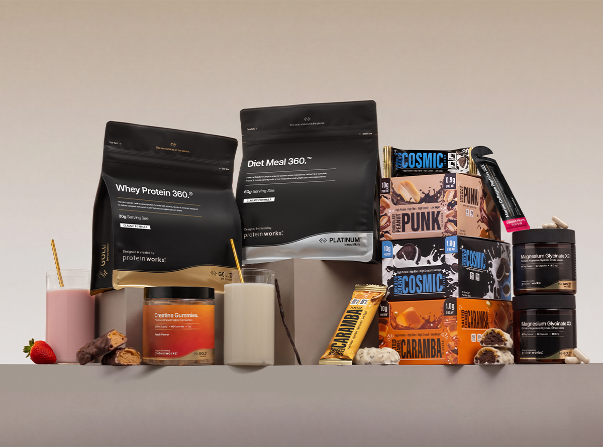 A selection of products by Protein Works.