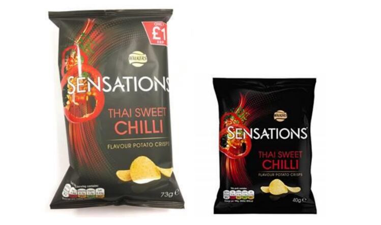 Walkers Sensations Thai Sweet Chilli Crisps - 150g Sharing Bag, Thick Cut, Suitable For Vegetarians