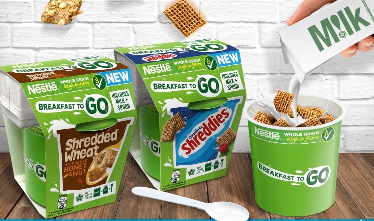 Nestlé launches on-the-go cereal range 