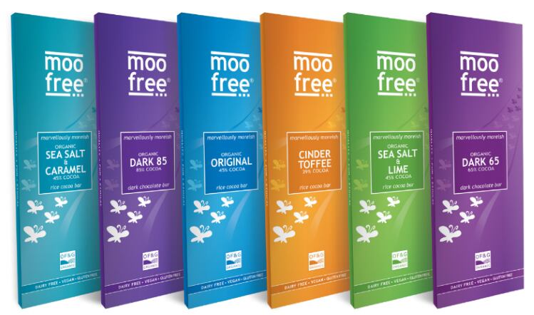 Moo Free expands chocolate bar range