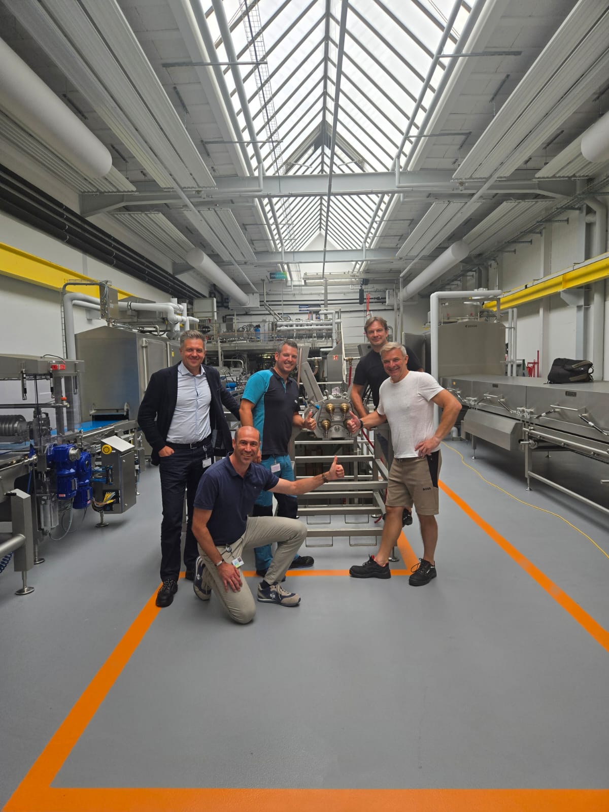 People in a factory.