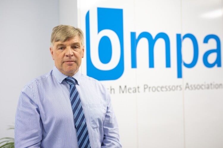 Headshot of Nick Allen against BMPA logo