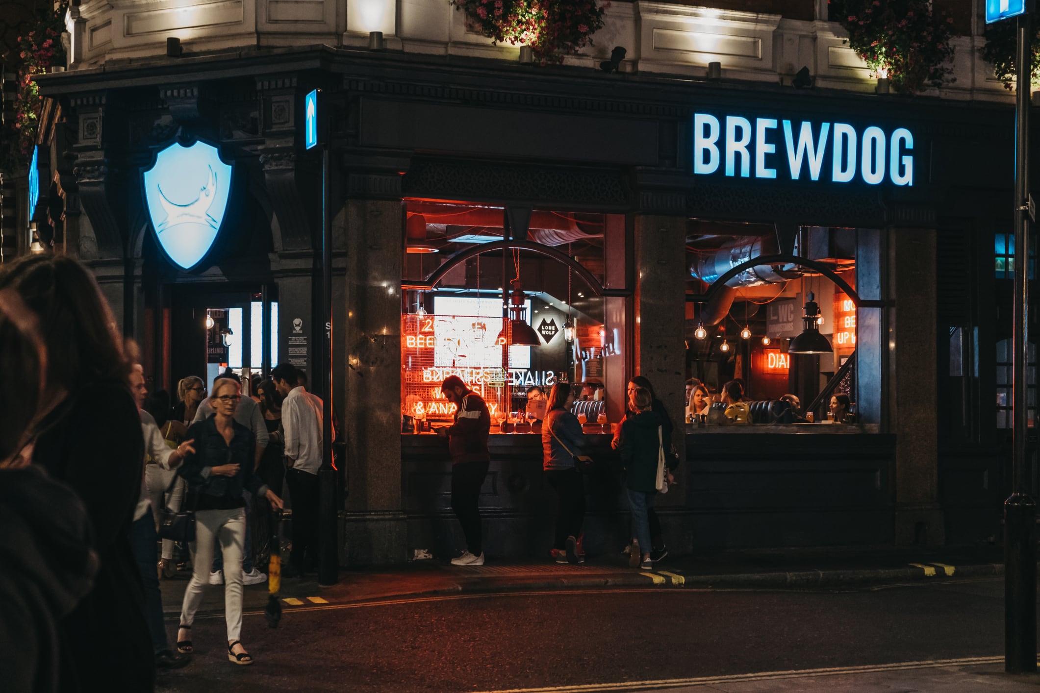 A Brewdog pub facade