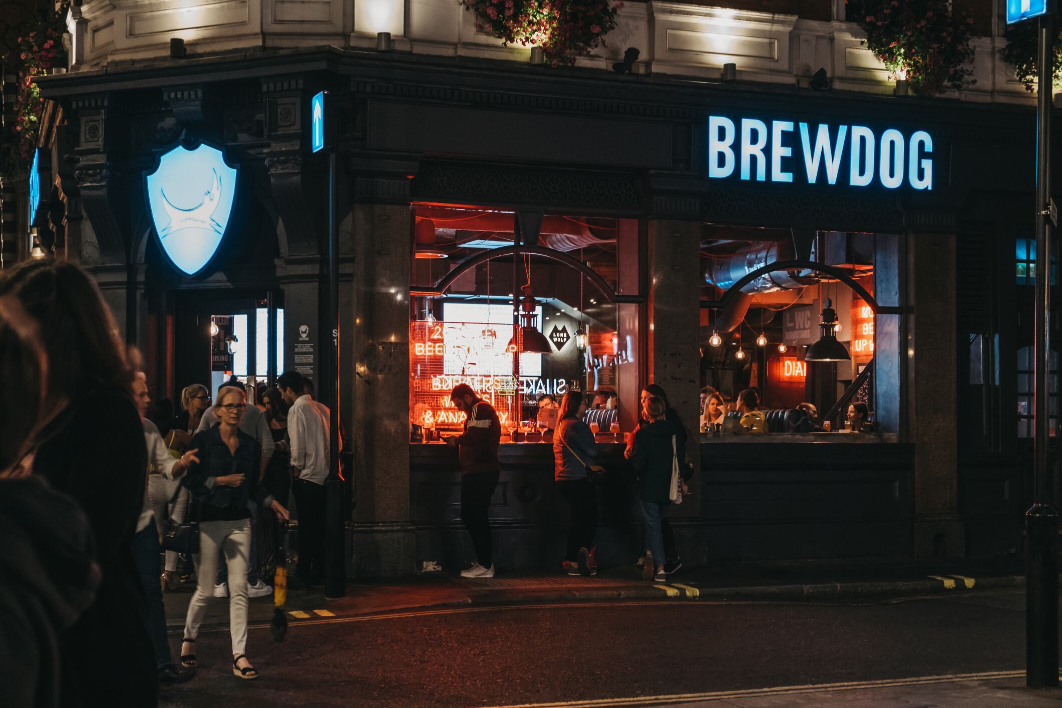 A Brewdog pub facade