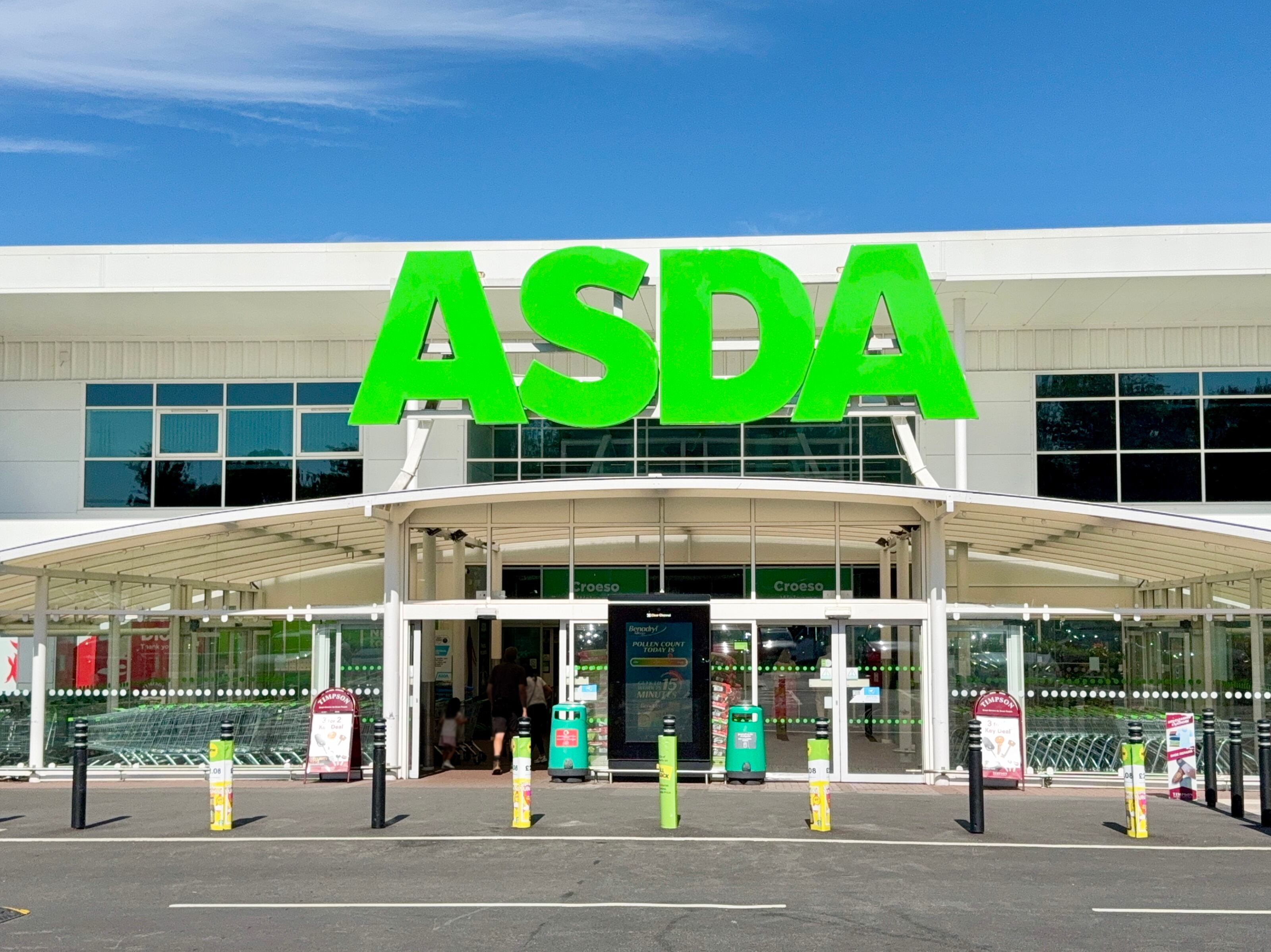 An Asda storefront