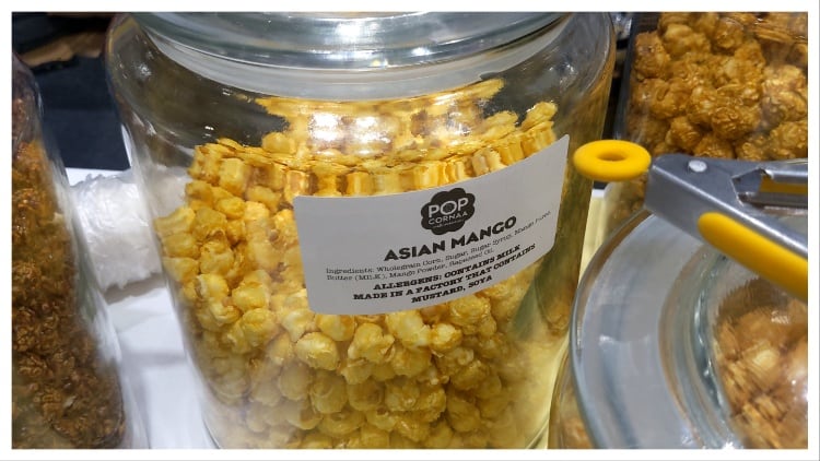 Popcornaa's Asian Mango flavour.