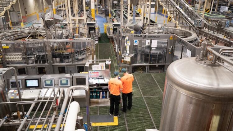 Britvic invests £22.5m in new technology at London factory