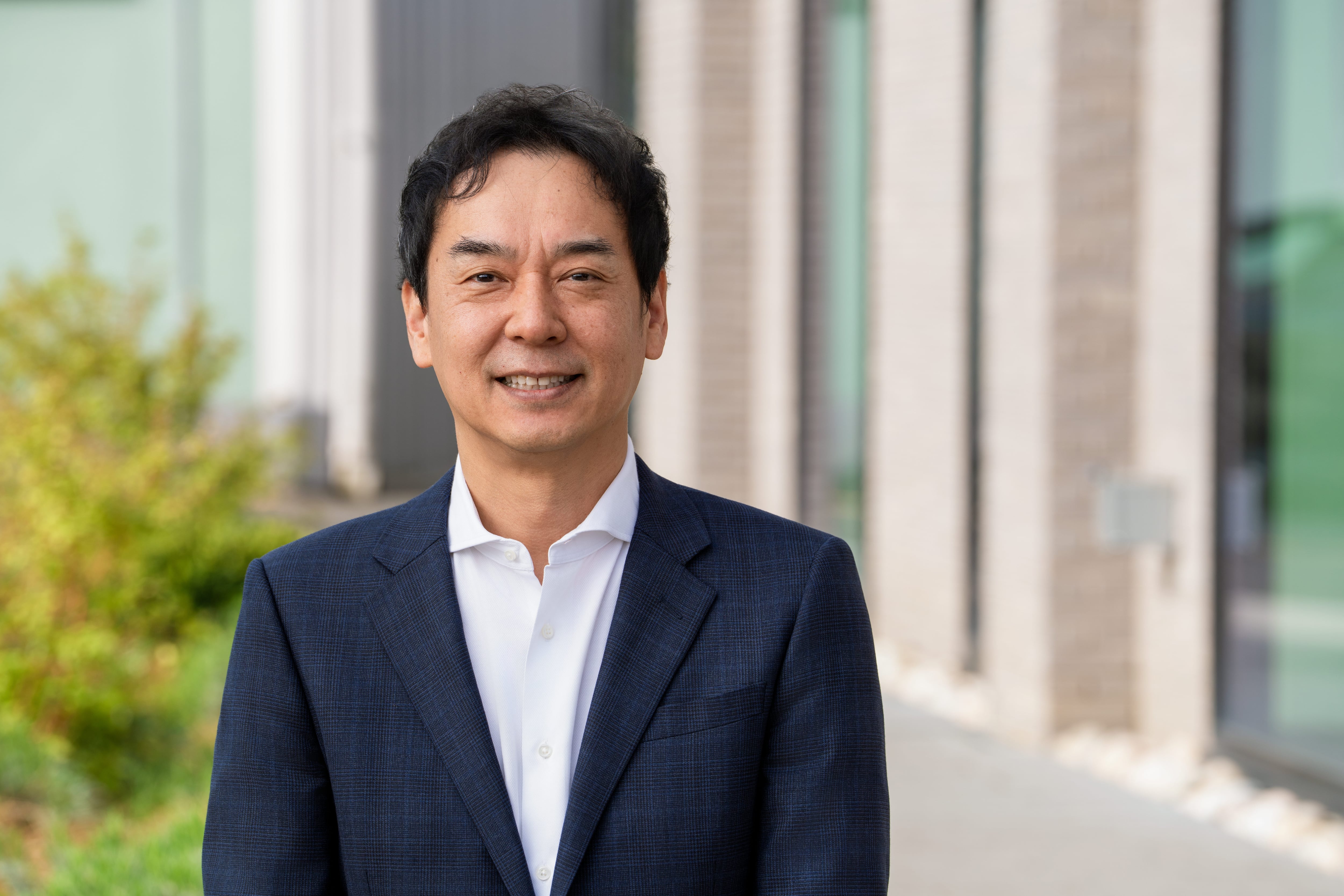 The corporate headshot of a man