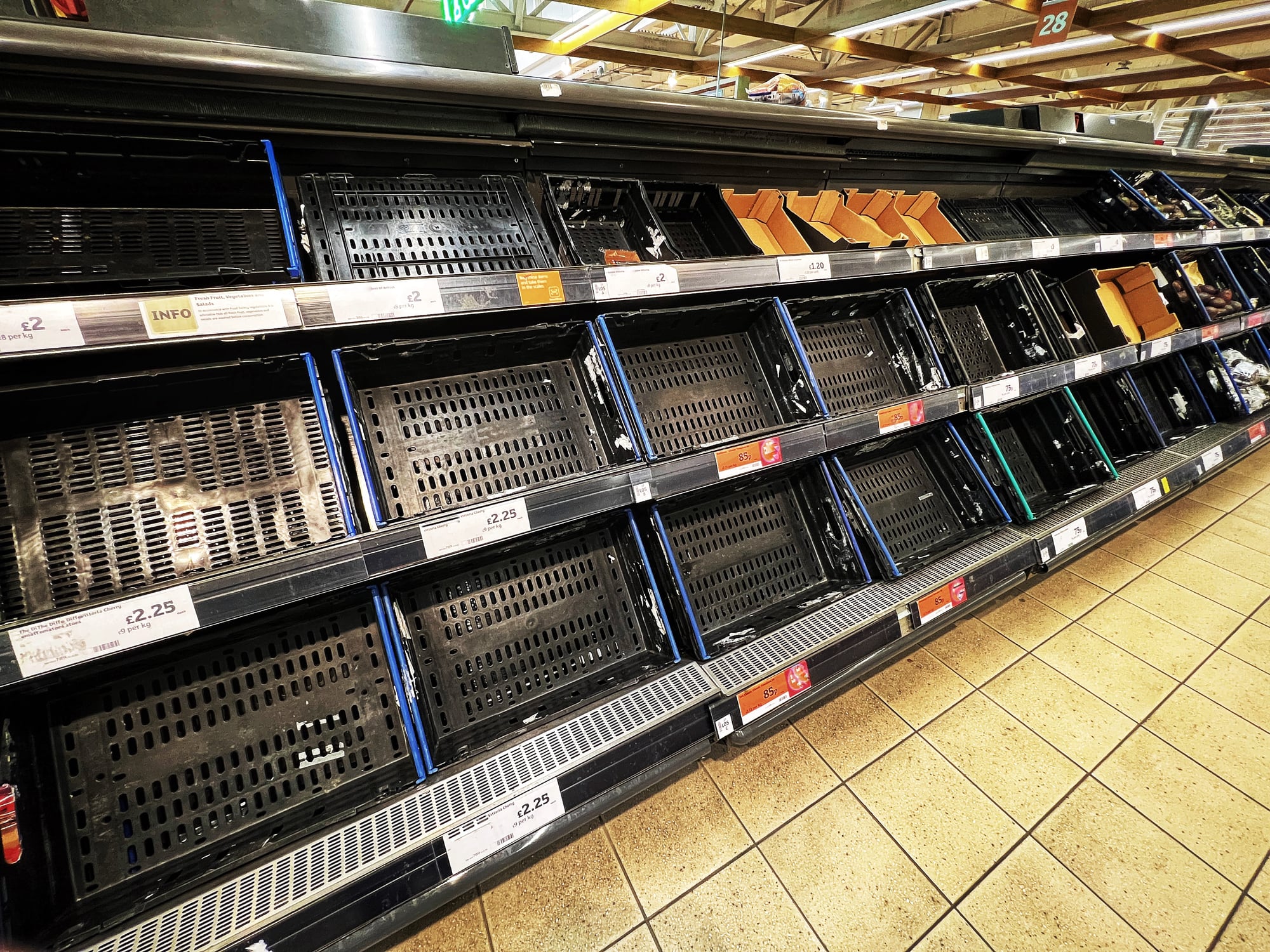 How prepared is Britain against food shocks?