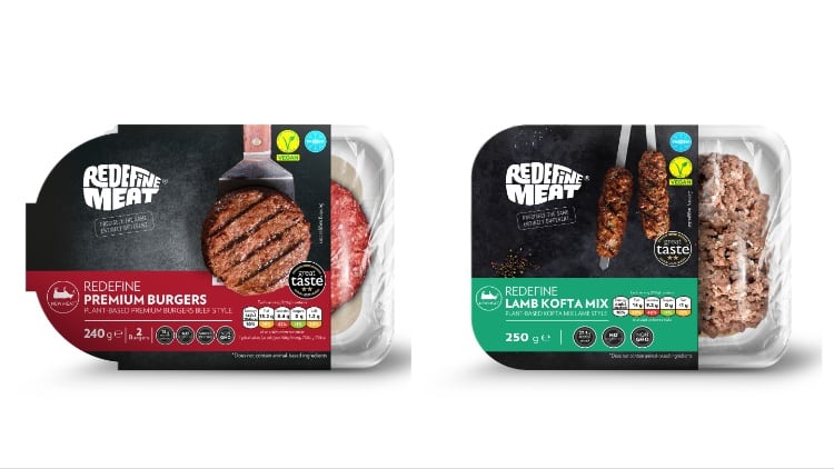 Redefine Premium Burgers and Redefine Lamb Kofta Mix.