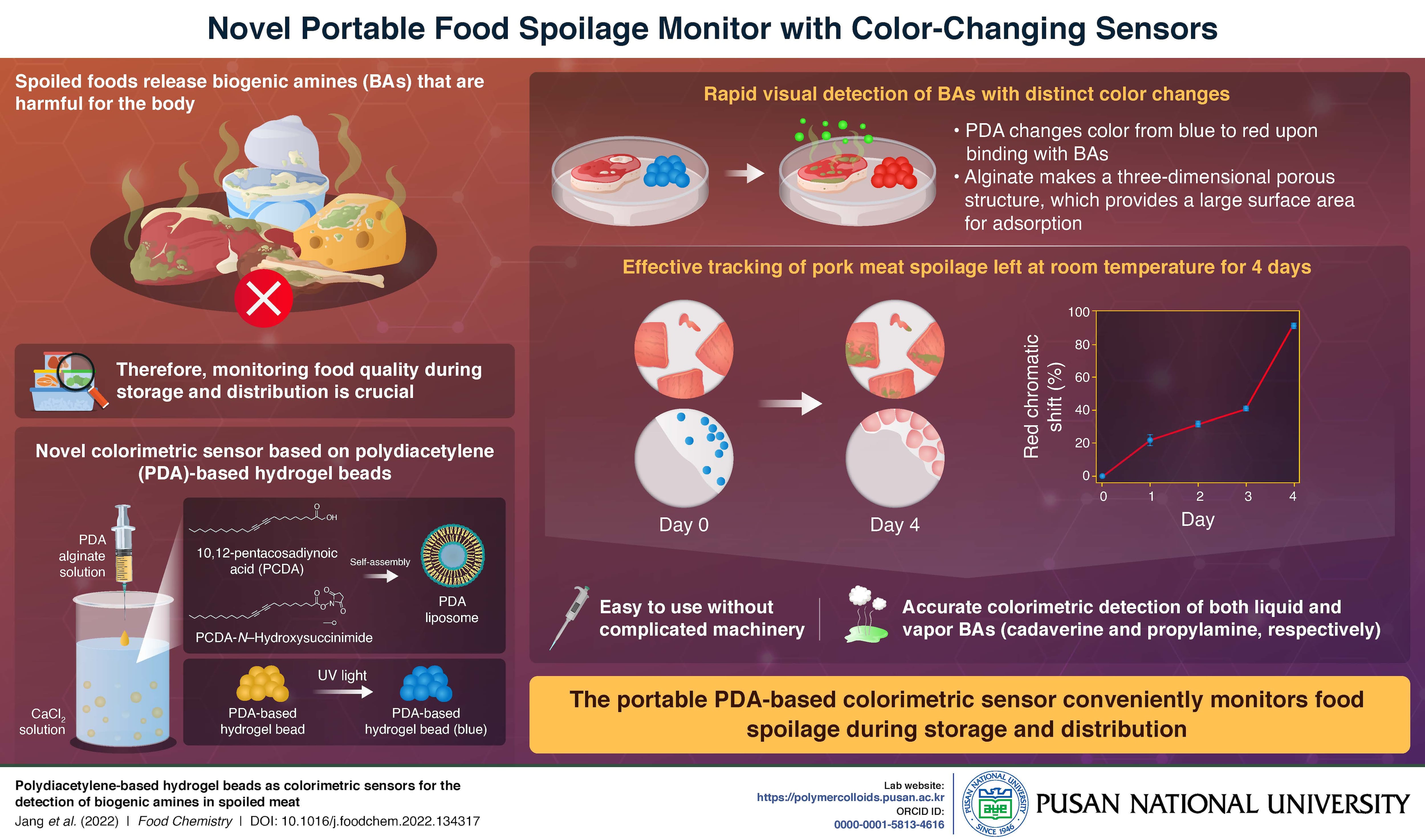 New portable method for detecting food spoilage developed
