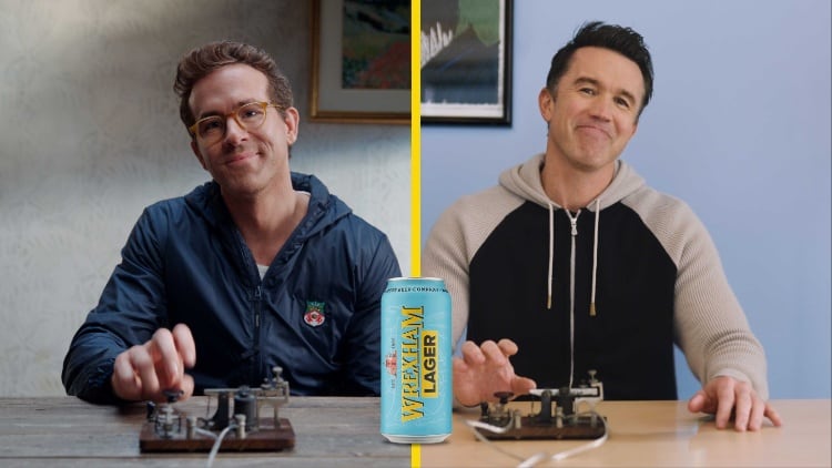 Ryan Reynolds and Rob McElhenney become Wrexham Lager co-owners