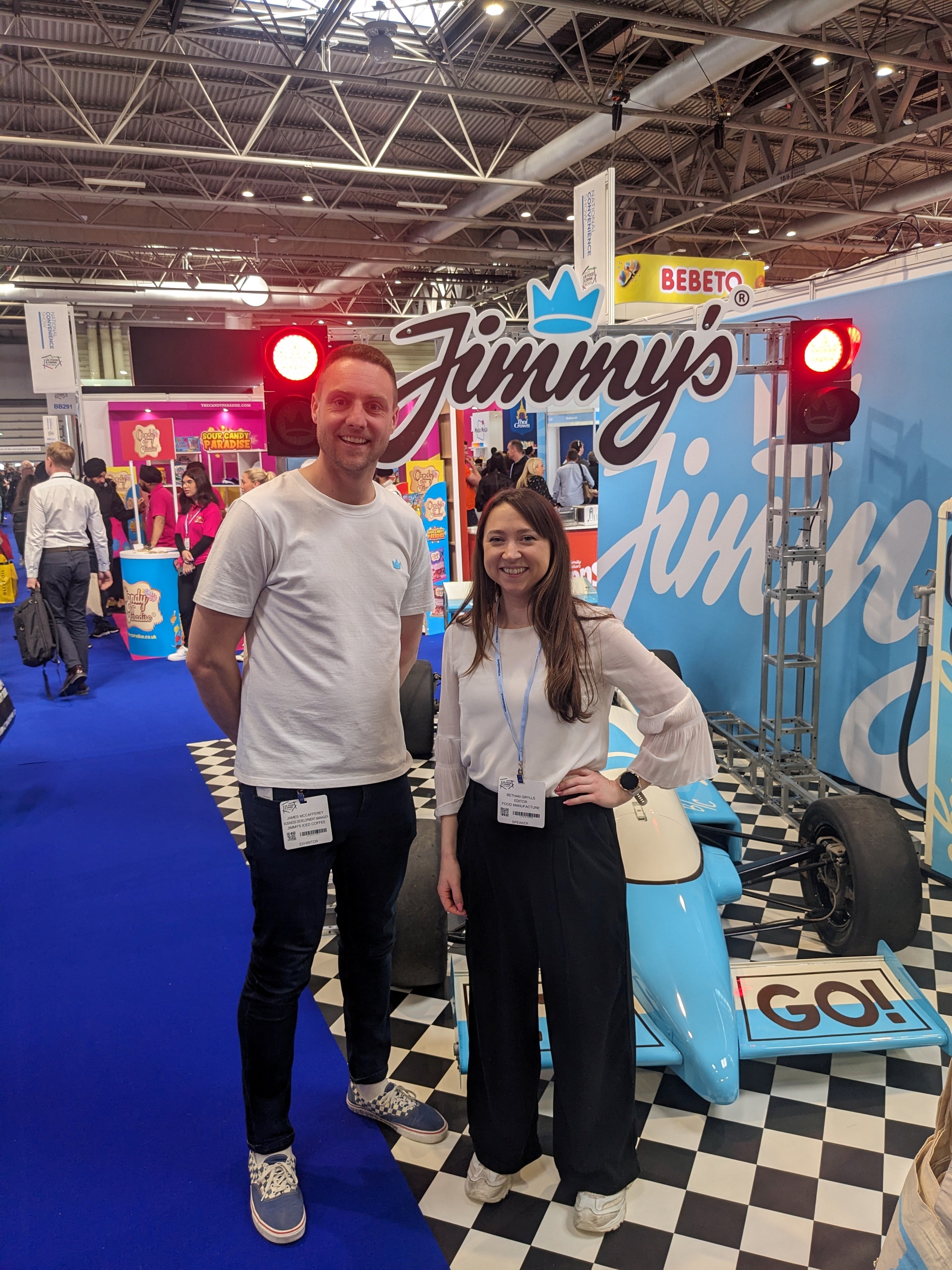 James Maccaffery, Jimmy’s Iced Coffee with Bethan Grylls, Food Manufacture