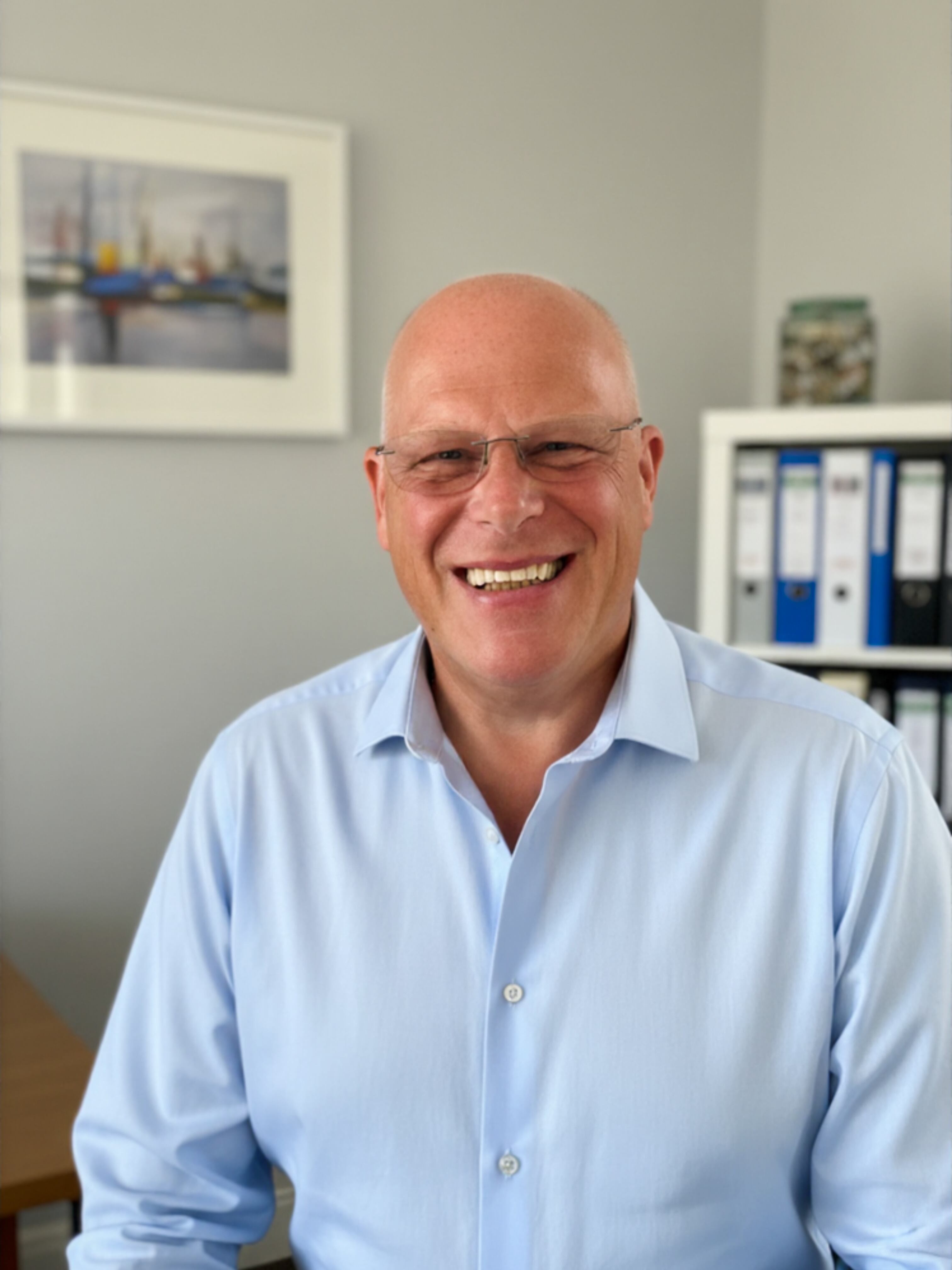 A corporate headshot