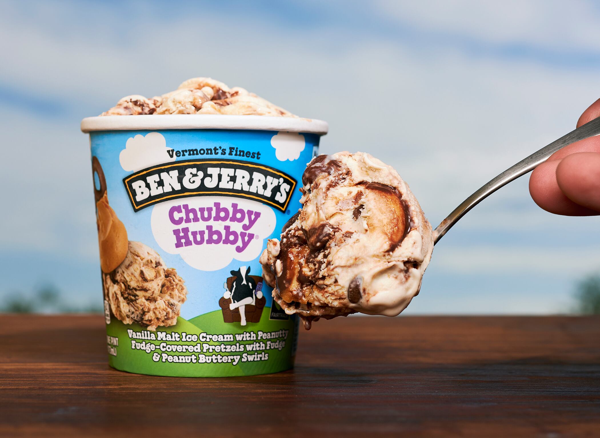 Spoonful of Chubby Hubby, Large JPEG Chubby Hubby, Scooped Shot, , BNJ0050, Comollo, ecommsort