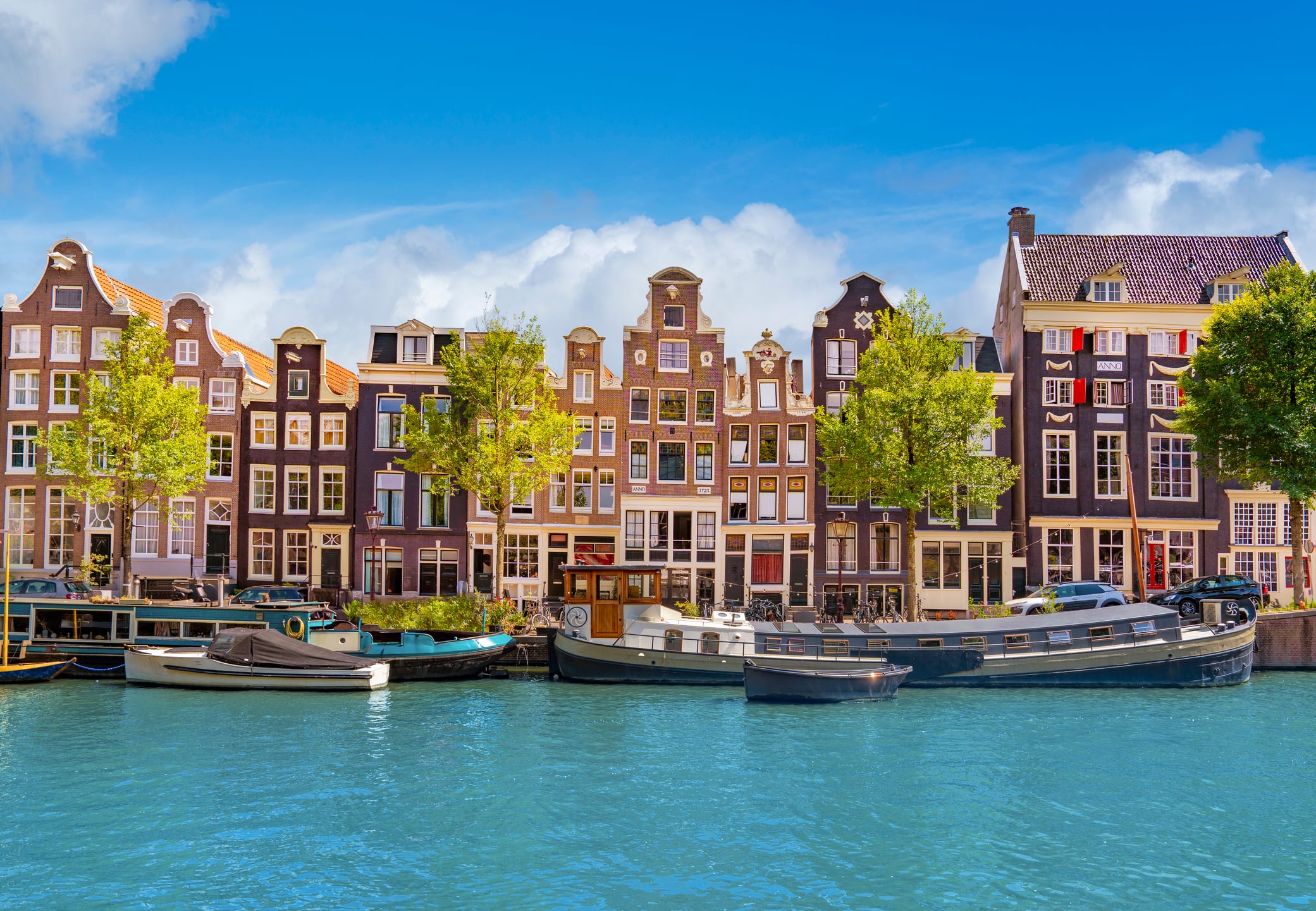 A view of an Amsterdam canal