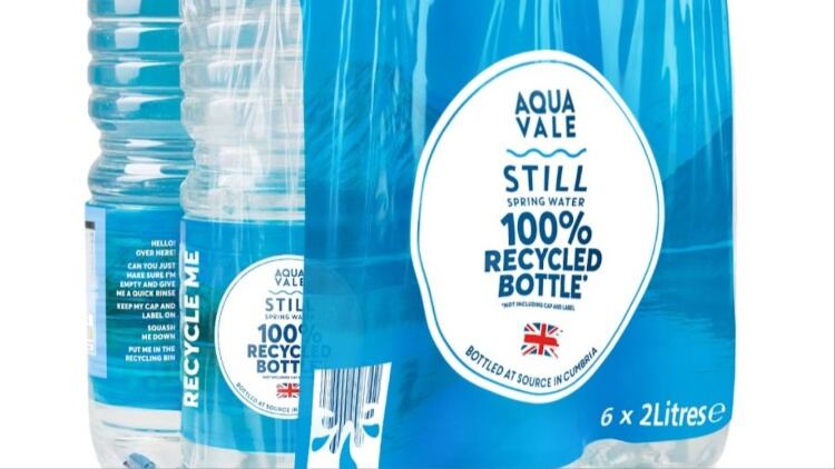 Aldi moves to 100% recycled plastic on own label soft drink and water bottles