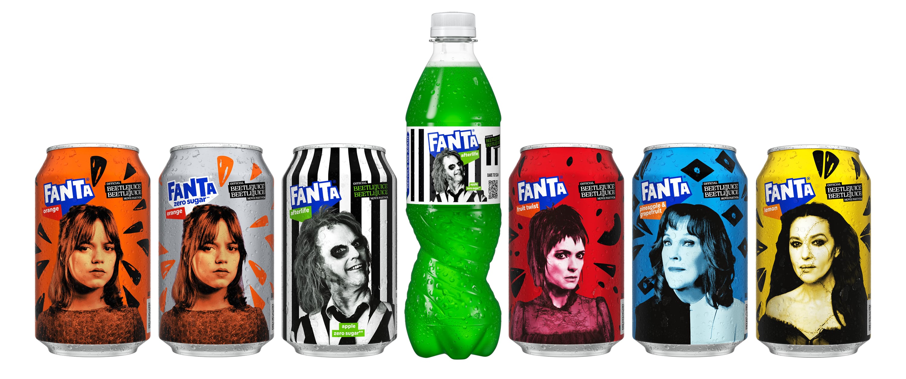 Fanta Halloween 2024 Limited-Editions line-up.