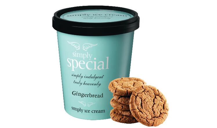 Simply launches gingerbread flavour ice cream