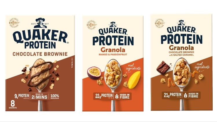 Trip of Quaker protein granolas