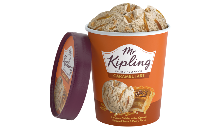 Mr Kipling Caramel Tart ice cream