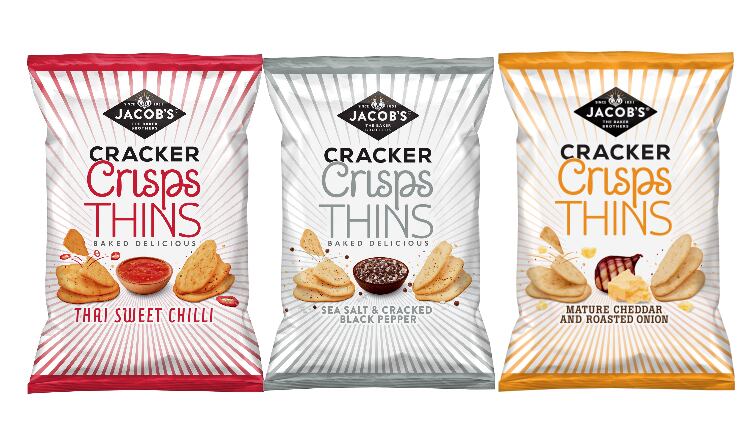 Pladis launches thin variant of Jacob’s Cracker Crisps