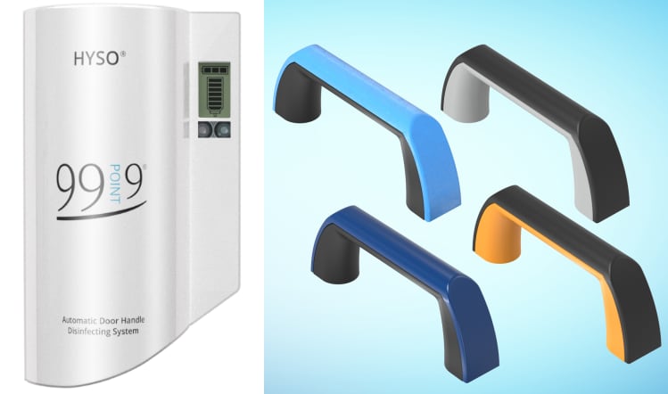 Hygienic door handles boost food safety