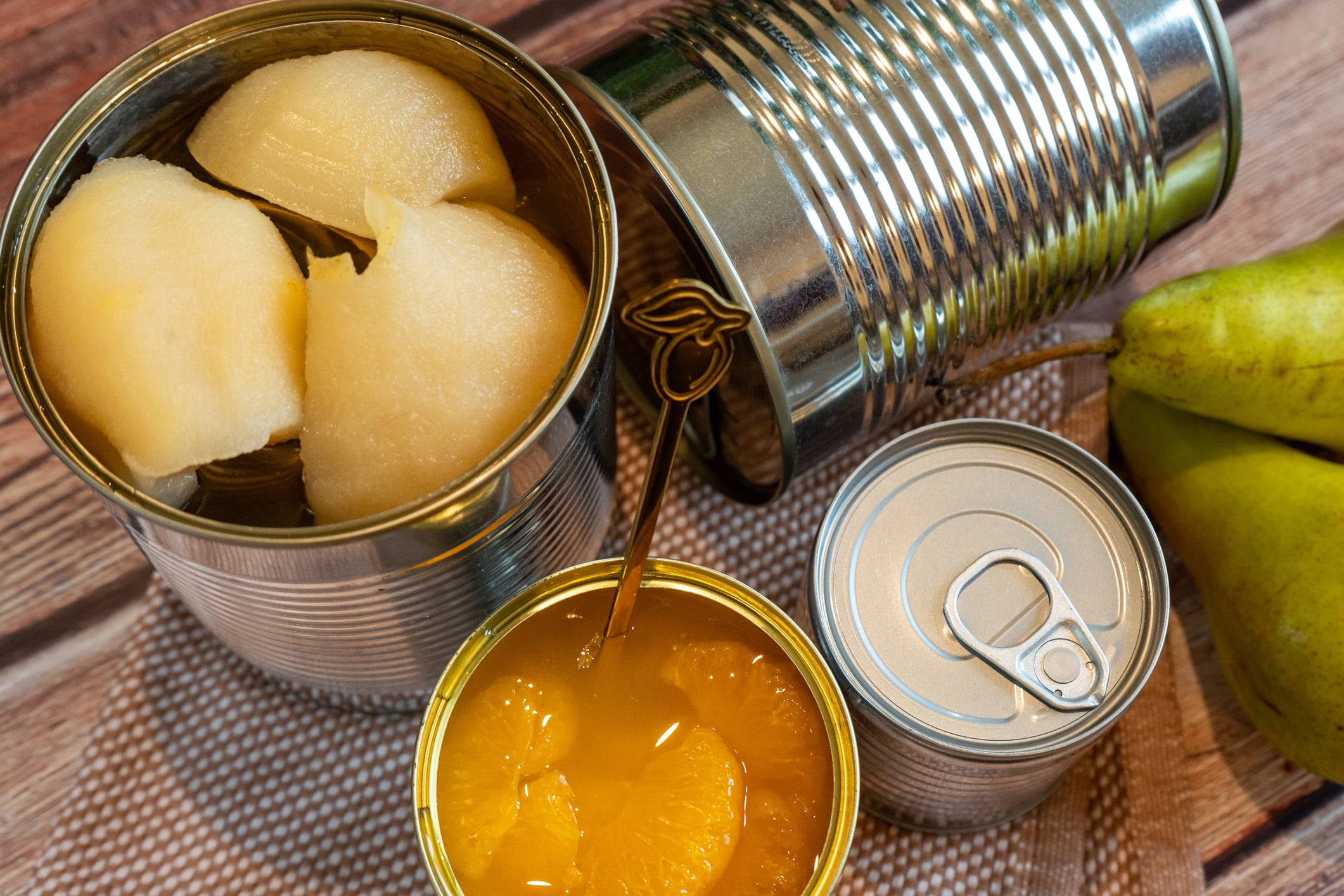 Canned fruit