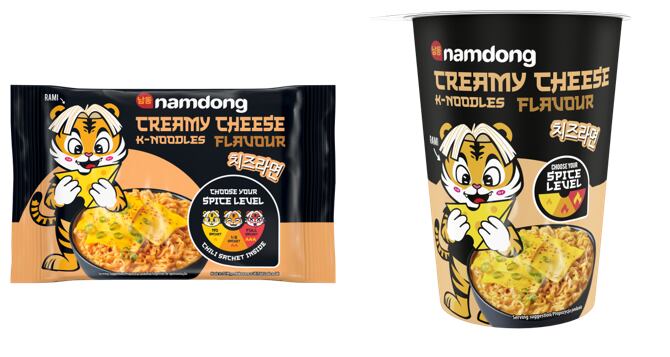 Unilever expands Namdong into Creamy Cheese flavour.
