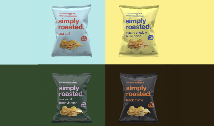 Simply Roasted launches non-HFSS crisp range into Booths