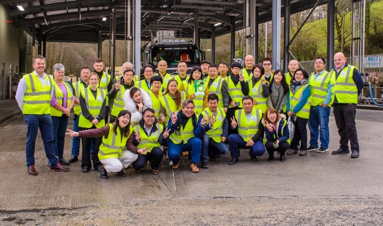 Welsh dairy firm hosts Chinese export partners