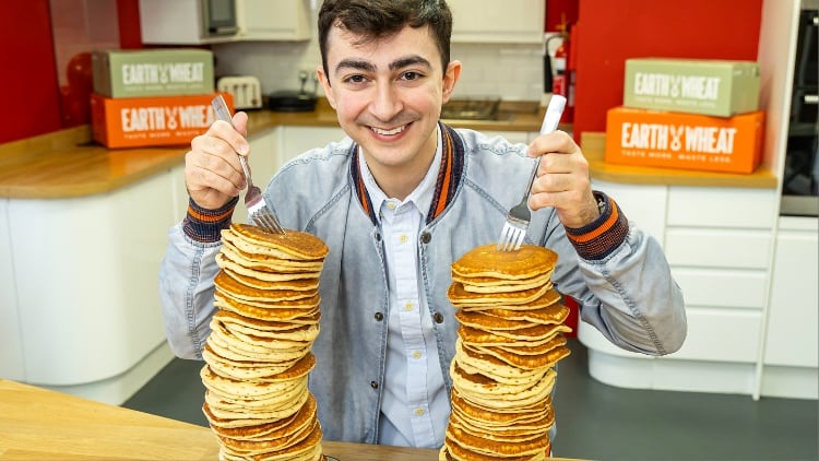 Baker saves 1.2m surplus pancakes from being thrown away in less than 3 years